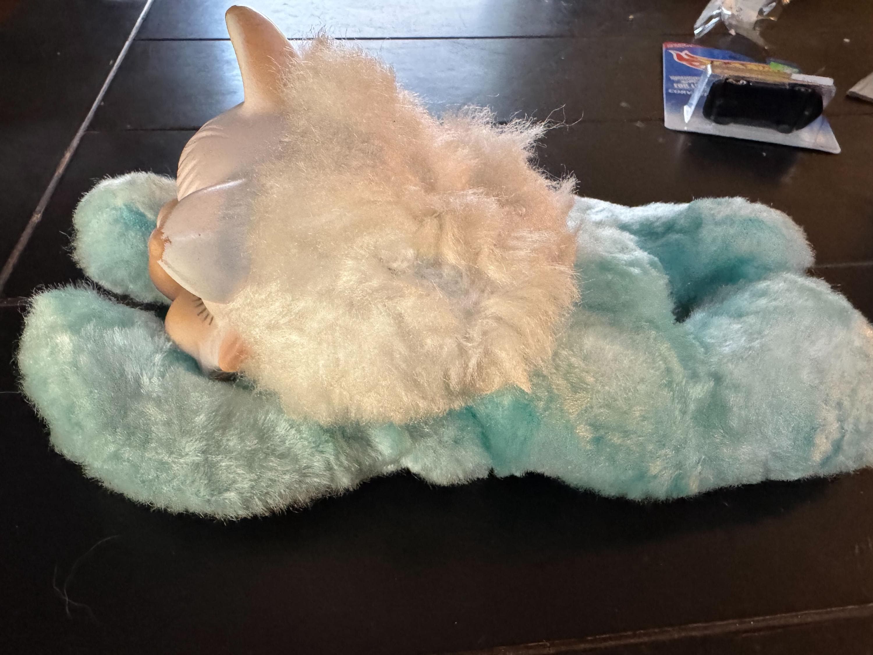 Vtg Rushton Blue Sad Pouting Kitty Cat Rubber Face Plush Toy - Etsy