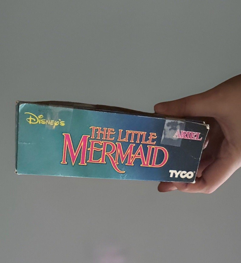 Vintage Disney Little Mermaid Ariel Doll Tyco NRFB w/ Original Box & Outfit Rare image 6