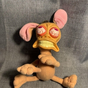 Ren and Stimpy Vintage Plush - Etsy