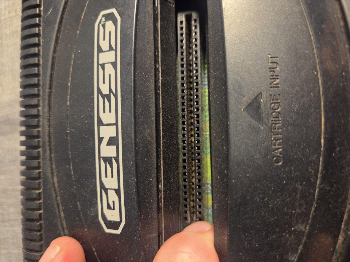 Tested Working Sega Genesis Model 2 MK-1631 16-Bit Video Game Console Hookups, foto 4 di 5