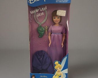 Disney Return To Neverland Jane Doll Rare Disney 2002 NIB Factory Sealed NEW