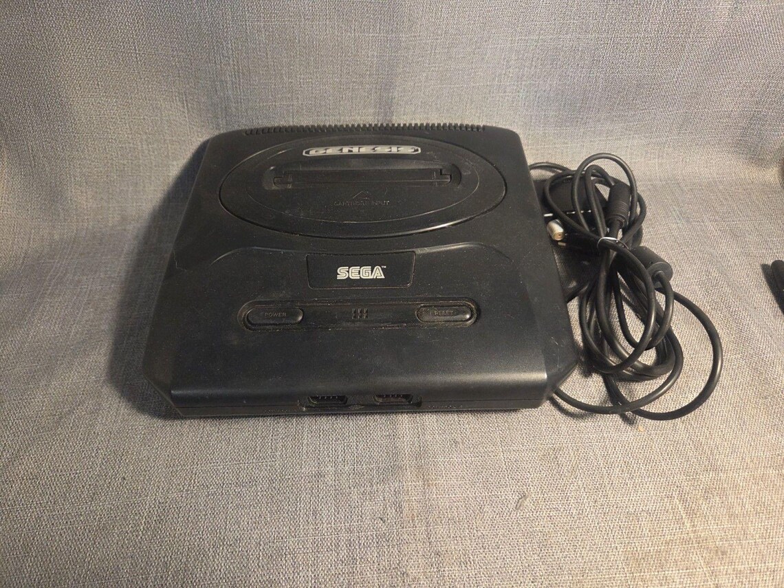 Tested Working Sega Genesis Model 2 MK-1631 16-Bit Video Game Console Hookups, foto 2 di 5