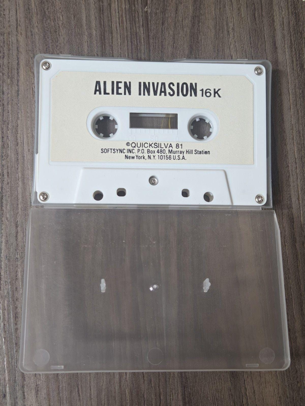 Softsync Timex TS1000 /sinclair ZX81 Alien Invasion Game Used