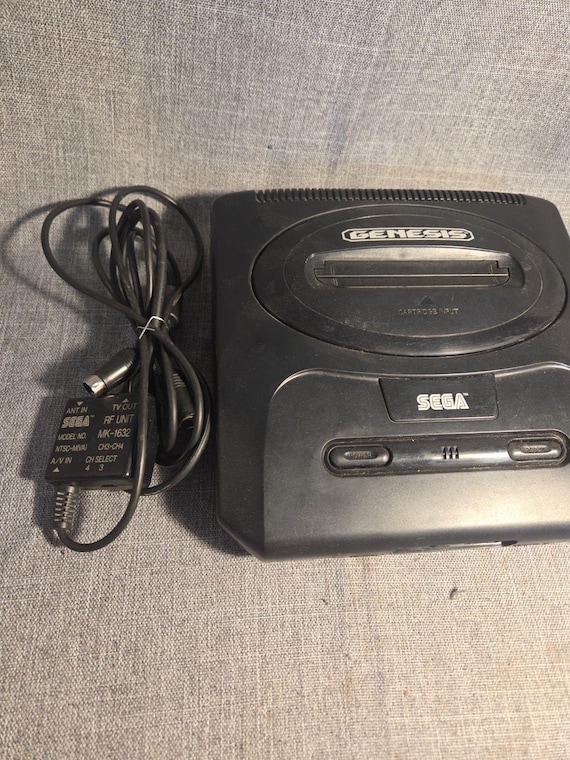 Tested Working Sega Genesis Model 2 MK-1631 16-Bit Video Game Console Hookups