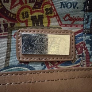 Disney Mickey Mouse Pluto Vintage Crossbody Messenger Bag image 2