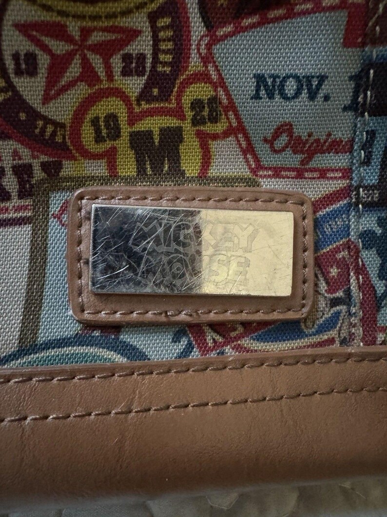 Disney Mickey Mouse Pluto Vintage Crossbody Messenger Bag image 2