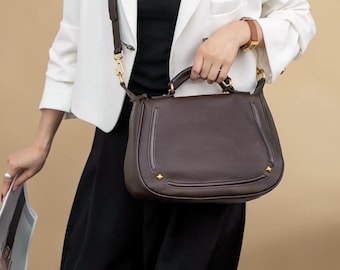Genuine Leather Women's Bag, Leather Crosbody Bag Bag, gift for wife, Gift for Motherinlaw, womens bag everyday, gift for mom, 2025 Handbags