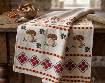 Cozy Fall Cross Stitch Pattern - Instant PDF Download