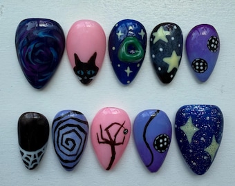 Coraline Press On Nail Set