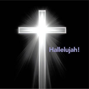 Christian Hallelujah Tee, Religious Cross Shirt, Praise God T-Shirt, Unisex Graphic Tee, Faith Apparel