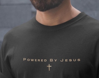 Inspirational Christian Jesus Tee: Religious Graphic, Biblical Quotes