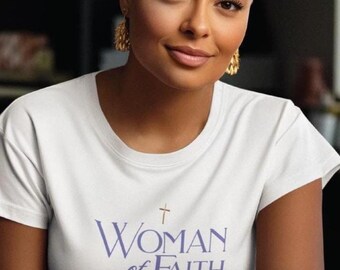 Woman of Faith Christian Tee | Lightweight Scripture Shirt