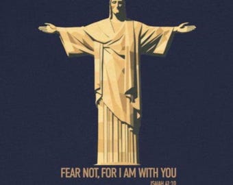 Christ Redeemer Graphic Tee: Christian Bible Verse T-Shirt