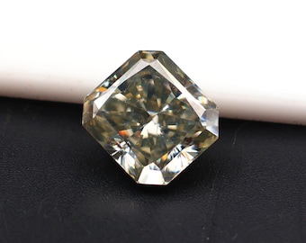 Radiant Cut Moissanite 5.35 Carat | 10.50x9.50mm Loose Stone | Near Colorless Moissanite Gemstone for Engagement Ring Gift for her