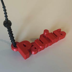 Keychain/Keyring 3D Printed- Personalised- Gifts for Children - Gifts for Her - Gifts for Him - Party Bag Filler - Name Tags School Bag
