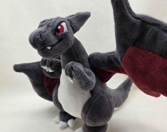 006 Shiny Fire Dragon Monster Fanart Plush (READY TO GO)