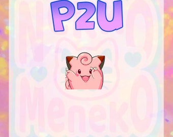 ANIMATED Clefairy metronome Twitch Emote! P2U |Streamer Emote | Emote, Anime Emoji | Twitch, YouTube, Discord | Gaming and Streaming