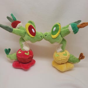 Hydrapple Fanart Plush 7-8&quot; tall READY TO GO Shiny Hydrapple Apple Monster