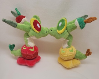 Hydrapple Fanart Plush 7-8" tall READY TO GO Shiny Hydrapple Apple Monster