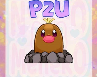 ANIMATED Alolan Diglett PEEK Twitch Emote! P2U |Streamer Emote | Emote, Anime Emoji | Twitch, YouTube, Discord | Gaming and Streaming