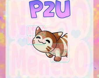 P2U Nodding|Walking Furret Emote |Streamer Emote | Emote, Anime Emoji | Twitch, YouTube, Discord | Gaming and Streaming