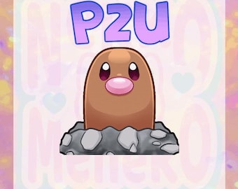 ANIMATED Diglett PEEK Twitch Emote! P2U |Streamer Emote | Emote, Anime Emoji | Twitch, YouTube, Discord | Gaming and Streaming