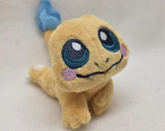 004 shiny fire lizard fanart plush (MADE TO ORDER)