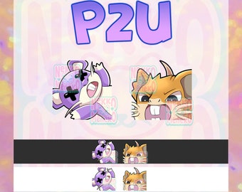 TWITCH EMOTE PACK! P2U Rattata, Raticate |Streamer Emote | Emote, Anime Emoji | Twitch, YouTube, Discord | Gaming and Streaming