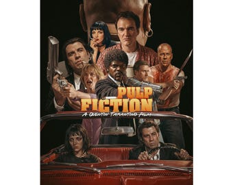 Pulp Fiction Tribute: NoCtrl Edition | Cult Movie Poster