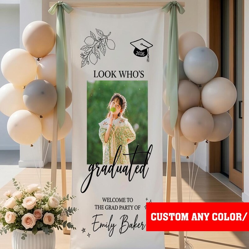 Look Whos Graduated Sign - Etsy