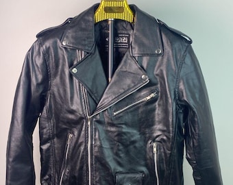 Men’s Genuine Lambskin Leather Jacket | Handmade Black Leather | Warm Winter Pullover Streetwear | Perfect Gift for Him
