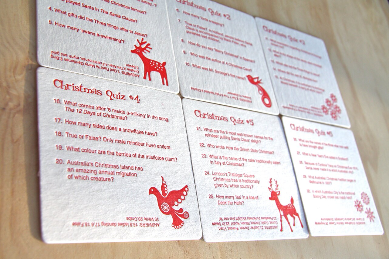 Christmas Table Decoration Xmas Party Decor Christmas Game - Etsy Australia