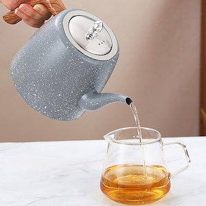 Handmade teapot | thickened stainless steel induction cooker kettle | flat-bottomed kettle | teapot | electric ceramic stove kettle