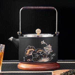 304 stainless steel teapot|induction cooker kettle|ceramic stove teapot | outdoor water heating | teapot | tea party set|afternoon tea set