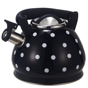 3L Gas Stove Kettle | Induction Cooker Tea Kettle | Polka Dot Stainless Steel Whistle Kettle | Kitchenware | Mother's Day Gift