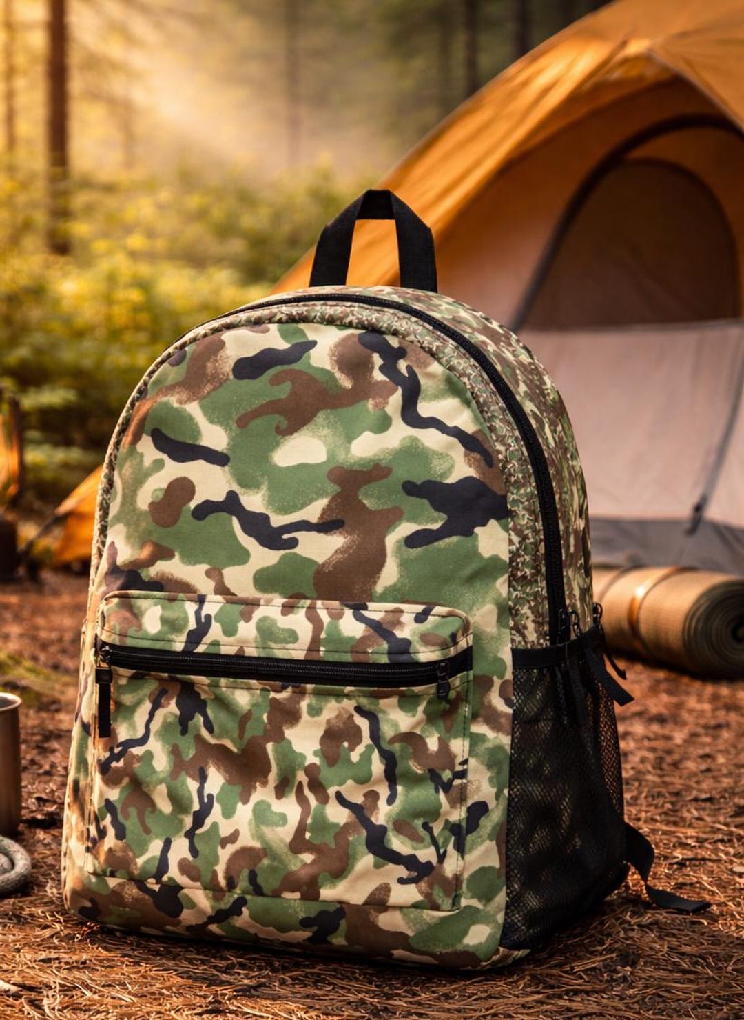 Mini Military Style Backpack Camouflage Backpack, Military Style School Bag, Unisex Travel Backpack ...