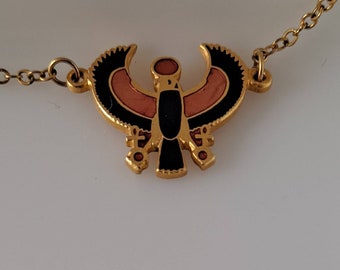 Vintage Egyptian Horus pendant from the Metropolitan Museum of Art.