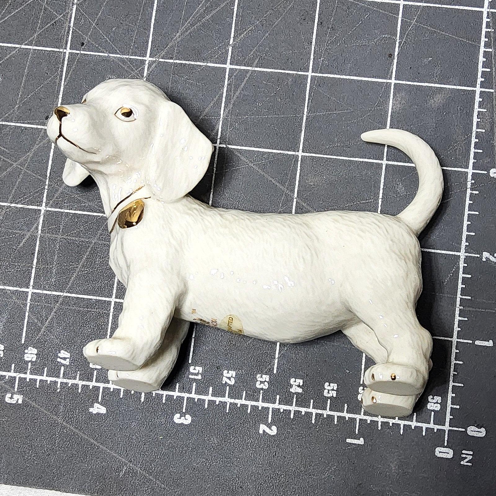 レノックスパトリオティック・パピーフィギュリン犬の置物 アメリカ