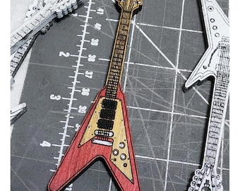 Gibson® 1958 Korina Flying V Mini Guitar Model Replica - Official