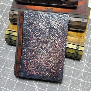 Laser engraved necronomicon book box 5x6 library horror evil dead ash keepsakes