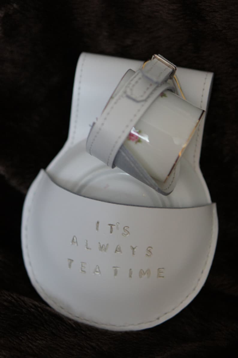 Leather Tea Cup and Saucer Holster Etsy