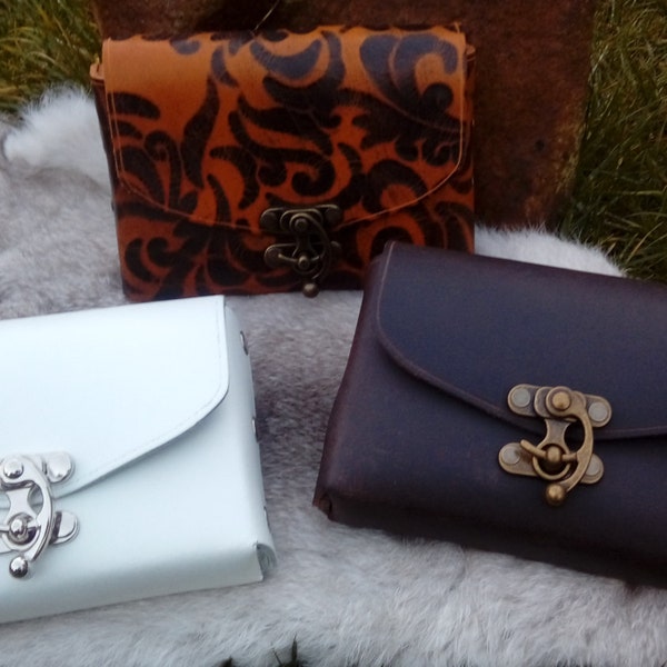 Grande pochette ceinture en cuir