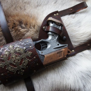 Decorative Leather Nerf Maverick / Strongarm Holster