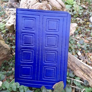 River Song inspired A5 hand carved leather Journal