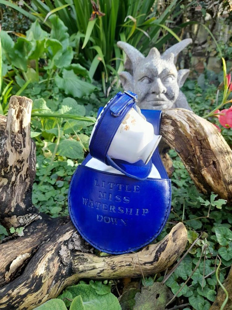 Leather Tea Cup and Saucer Holster Etsy