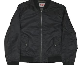 Svart bomberjacka för män – Lätt och klassisk streetwear-stil
