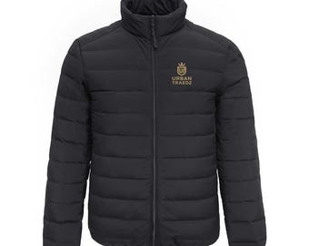 Men's Quilted Puffer Jacket | Lightweight Warm Winter Coat