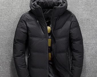 Chaqueta acolchada para hombre: abrigo de invierno acolchado y resistente al viento, varios colores