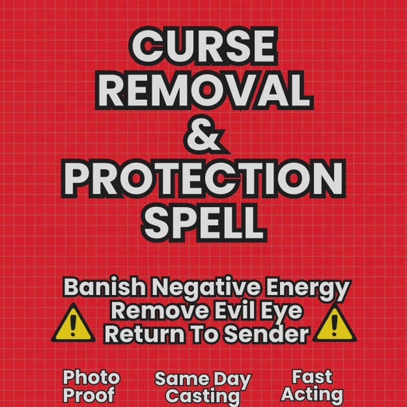 CURSE REMOVAL & PROTECTION Spell | Energy Cleansing, Evil Eye Removal, Spiritual Shield, Banish Negativity, Return to Sender Ritual