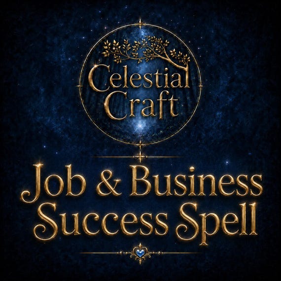 Job Spell | Career Spell | Business Success Spell, Promotion & New Opportunities Ritual  Celestial Craft Spells Shop, Celestialcraftspells
